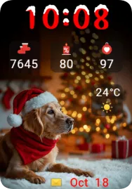 Santa Dog
