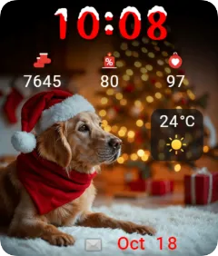 Santa Dog
